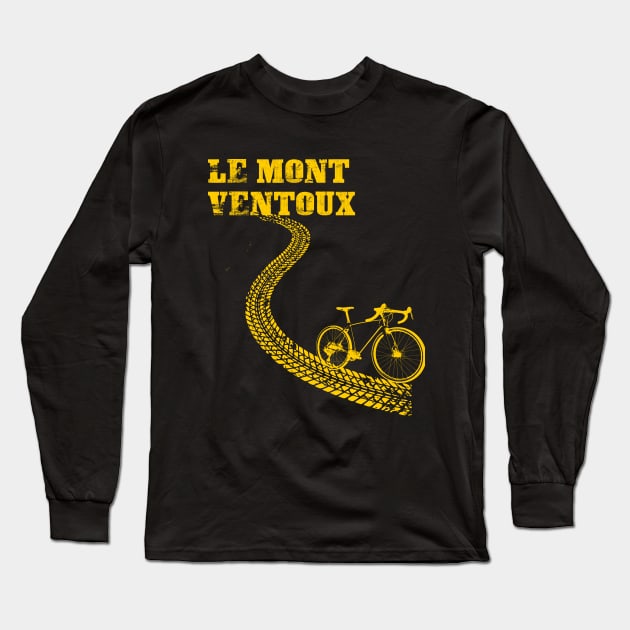 Le Mont Ventoux Long Sleeve T-Shirt by vintagejoa